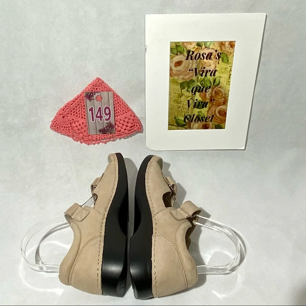 Propet Pedic Walker Sandals Dusty Tan Nubuck NW/OT Adjustable Straps - Picture 10 of 15